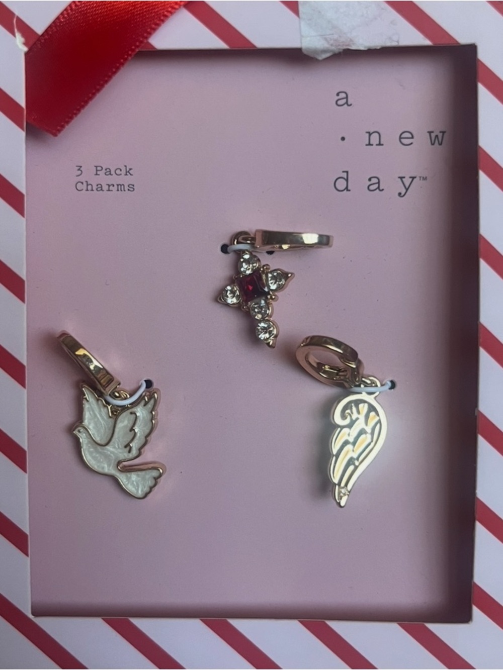 a new day Charm 3-Pack - Dove, Wing & Gem